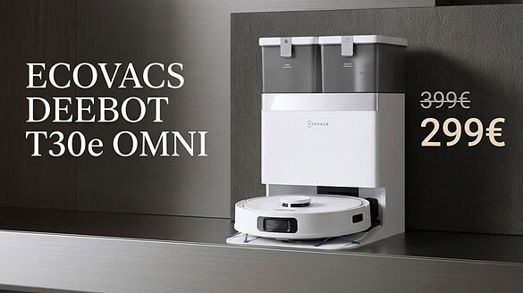 ECOVACS DEEBOT T30e OMNI in offerta a 299 euro per il Prime Day