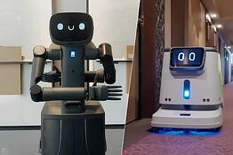 Cina, il primo hotel al mondo gestito quasi solo da robot