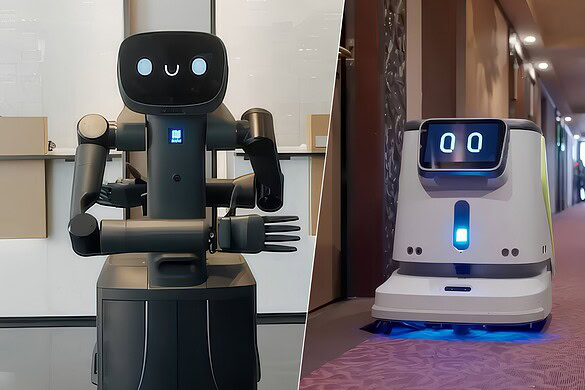 Cina, il primo hotel al mondo gestito quasi solo da robot