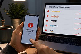 Down Fastweb, Aruba, Vodafone e Amazon: cosa succede alla rete