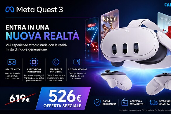 Meta Quest 3 in offerta al Prime Day: visore 4K al 15% in meno
