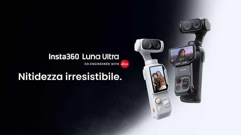 Insta360 Luna Ultra è ufficiale: videocamera gimbal 8K con Leica e funzioni AI avanzate