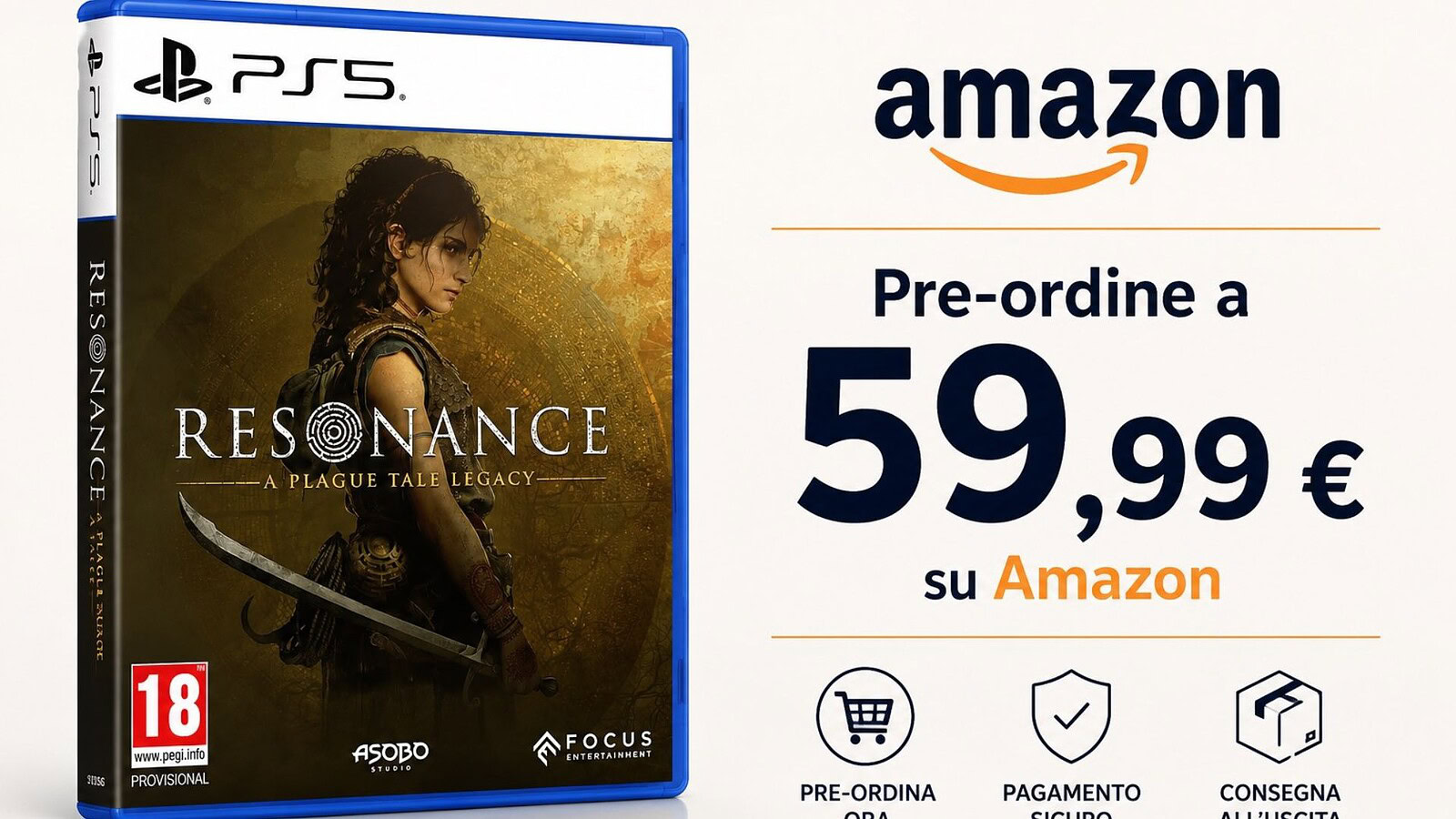 Resonance: A Plague Tale Legacy in preordine su Amazon al prezzo minimo