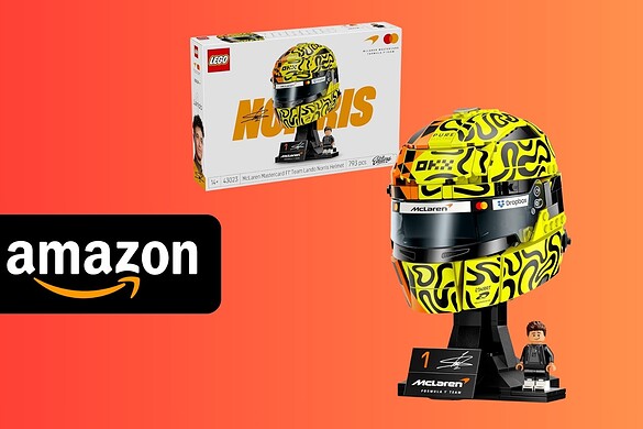 Amazon: è arrivato il casco LEGO di Lando Norris, ecco il prezzo