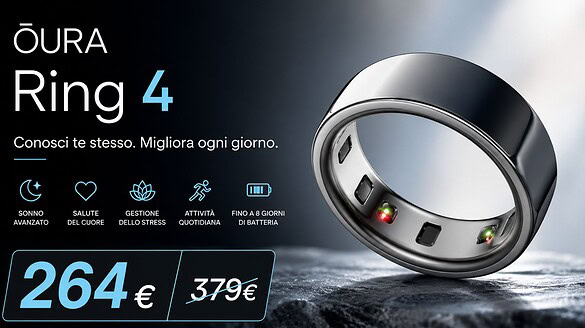 Oura Ring 4 in sconto del 25% su Amazon: ora è il momento giusto