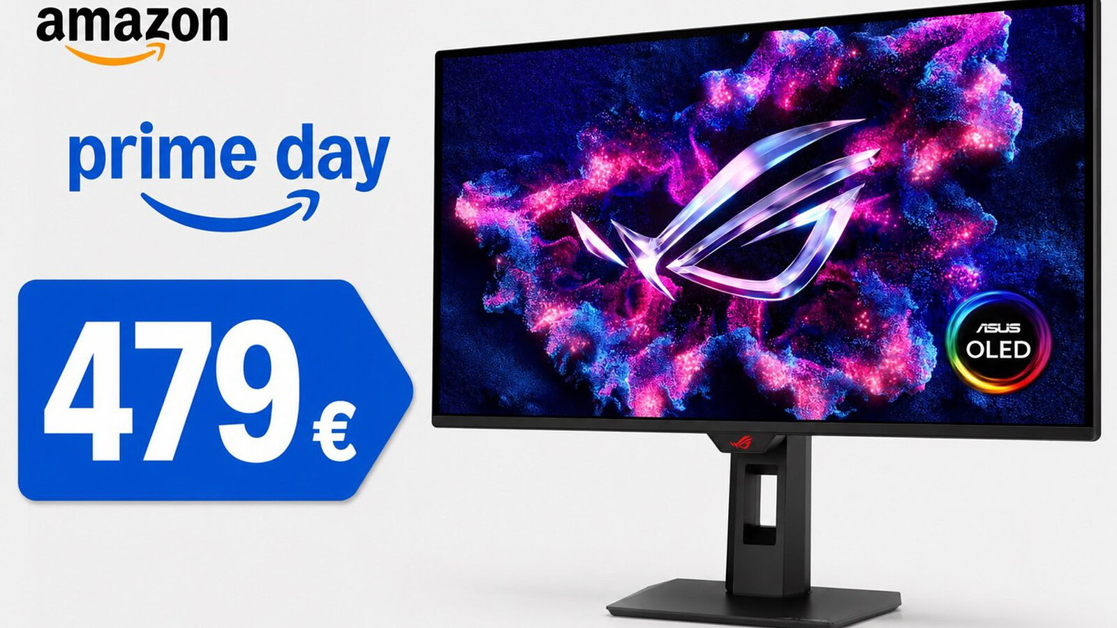 Monitor ASUS ROG Strix OLED: -30% nei Prime Day di Amazon