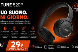 JBL Tune 520BT crollano del 51% col Prime Day: 57 ore a 29 euro
