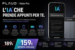 Plaud Note Pro in offerta su Amazon: il registratore con AI a 159€