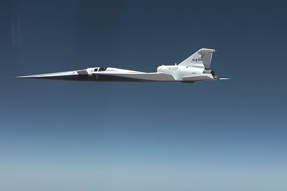 X-59, la NASA supera il muro del suono col jet “silenzioso