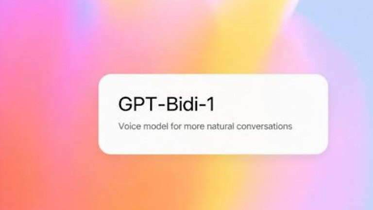 GPT-Bidi-1, la nuova voce di ChatGPT che ascolta e parla insieme