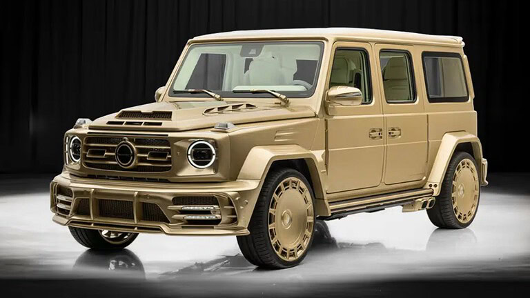 Mansory trasforma il Mercedes-AMG G 63 in una G-Wagen tutta d'oro