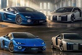 Audi Nuvolari vs Lamborghini Temerario: stesso V8 ibrido, due anime opposte