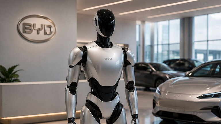 BYD prepara i robot umanoidi: si compreranno in concessionaria