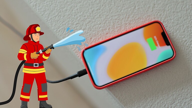 Caricare lo smartphone: l'errore pericoloso da evitare secondo i pompieri