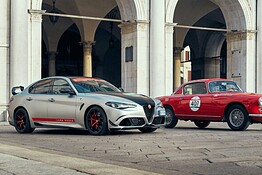 Alfa Romeo alla 1000 Miglia: 50 auto e la Giulia Luna Rossa