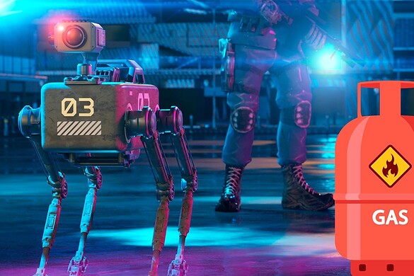 Cane robot che annusa i gas tossici prima dei pompieri: è il futuro?