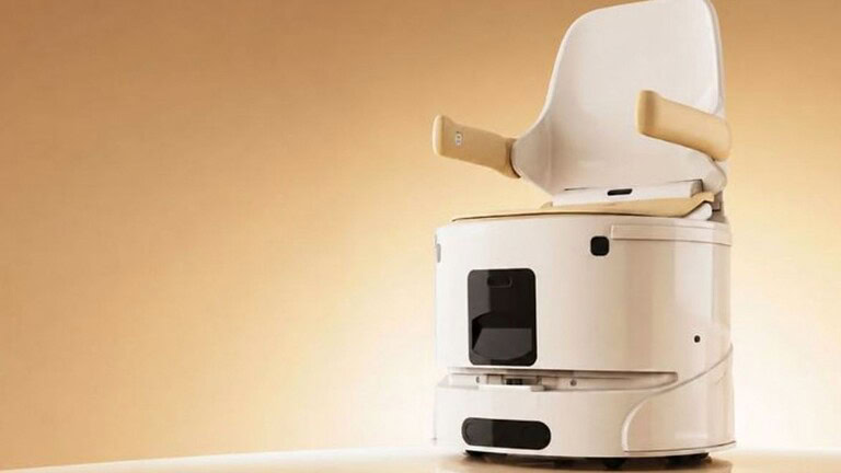 Toilette robotica Xiaoban si guida da sola e raggiunge l'utente