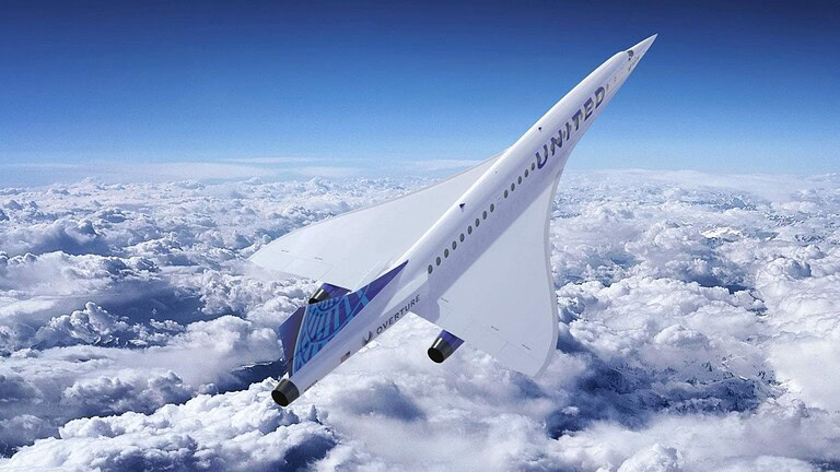 United Airlines testa il volo supersonico: New York-Francoforte in 4 ore
