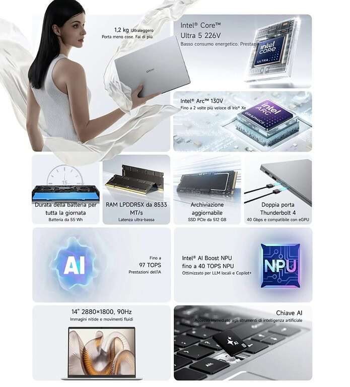 CHUWI CoreBook Air 226V - design CHUWI CoreBook Air 226V - design