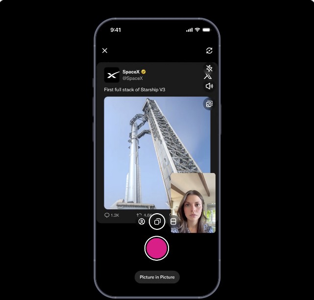 X video reaction su iPhone