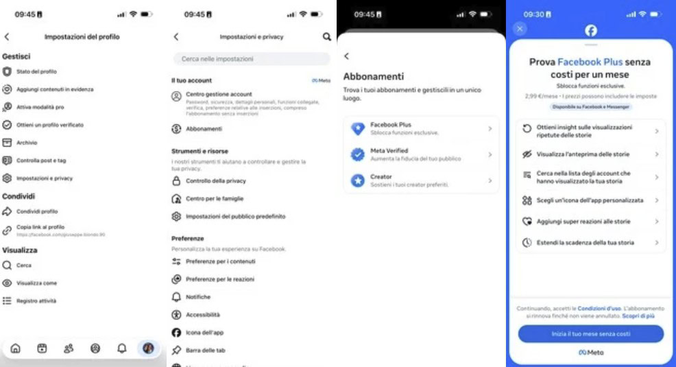 Facebook Plus arriva in Italia: come funziona e quanto costa l'abbonamento