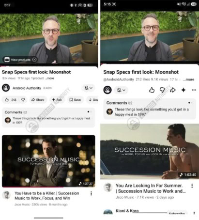 nuovi tasti YouTube YouTube cambia i tasti sotto il player: ecco cosa si prova in test