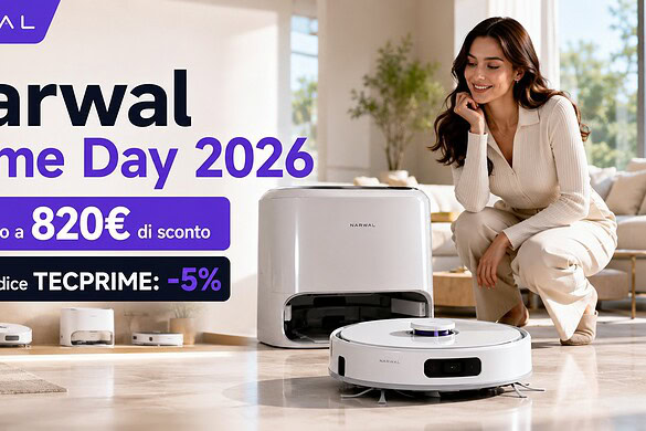 Narwal Prime Day 2026: tutti i robot in offerta fino al 26 giugno