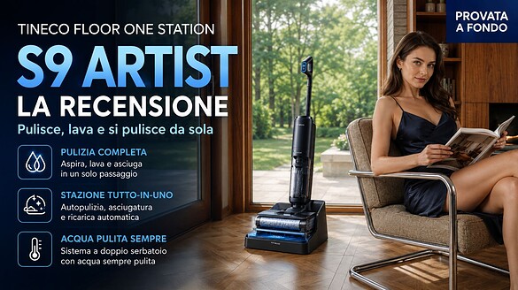 Tineco FLOOR ONE STATION S9 Artist: la lavapavimenti premium che pulisce da paura – Recensione