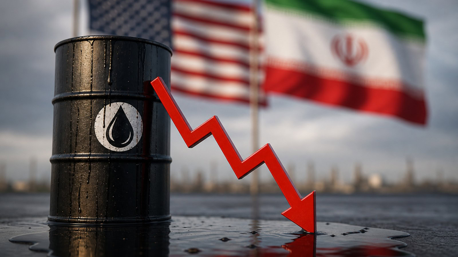 Petrolio in caduta libera dopo l’accordo di pace Usa-Iran: cosa cambia