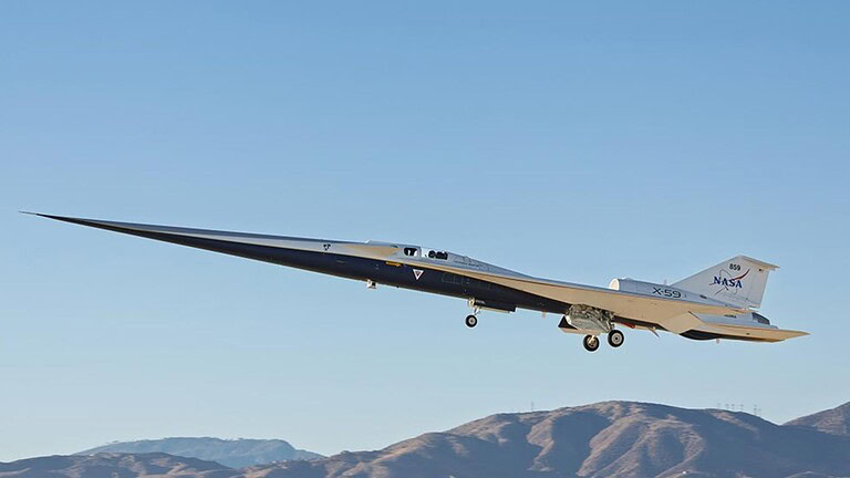 X-59 della NASA: a giugno il primo volo supersonico silenzioso
