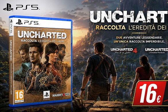 Uncharted: Raccolta L’eredità dei ladri crolla a 16€ su Amazon, -70%