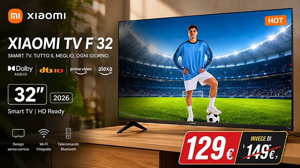 Smart TV Xiaomi in offerta su Amazon: prezzo crollato per i Mondiali