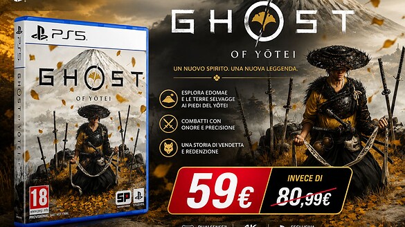 Ghost of Yotei al minimo storico su Amazon: l’esclusiva PS5 da non perdere