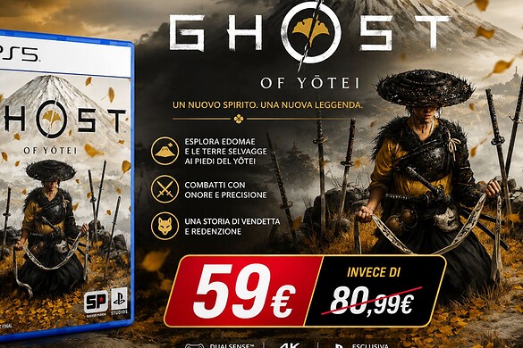 Ghost of Yotei al minimo storico su Amazon: l’esclusiva PS5 da non perdere