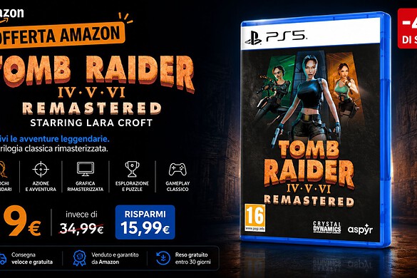 Tomb Raider IV-VI Remastered in offerta lampo su Amazon: prezzo top