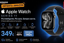 Apple Watch Series 11 da 46 mm al minimo storico su Amazon: -140€