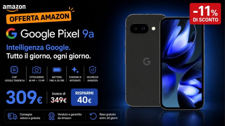 Google Pixel 9A Al Minimo Storico: 309€ Con Tensor G4 E 6 Anni Di Update