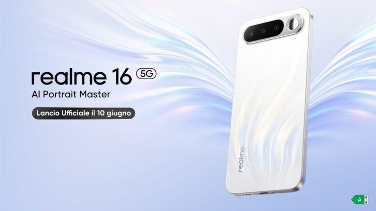 Realme 16 5G Ufficiale Con Air Design: 181G, Batteria 6550Mah