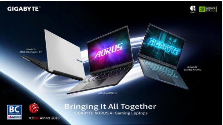 GIGABYTE al Computex 2026: AORUS MASTER 16 e GiMATE AI