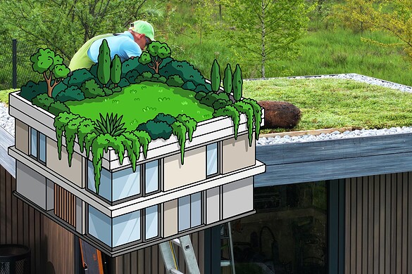 Tetti verdi sulle città: lo scudo green contro il caldo e l’ansia