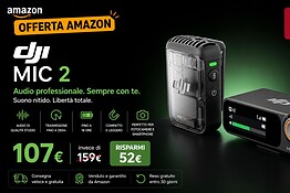 DJI Mic 2 in offerta su Amazon: audio pro a soli 107€