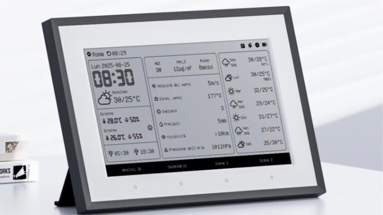 SwitchBot lancia la stazione meteo E-Ink che centralizza casa e aria