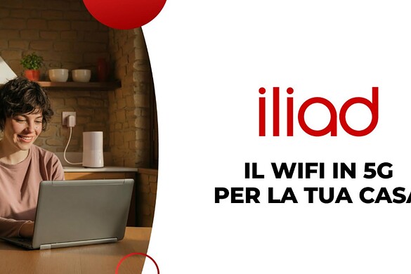 iliad lancia 5G BOX CASA: internet fisso senza fibra da 22,99 euro al mese