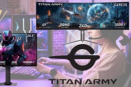Titan Army G2785S e C49C1S in offerta: sconti esclusivi sui monitor gaming