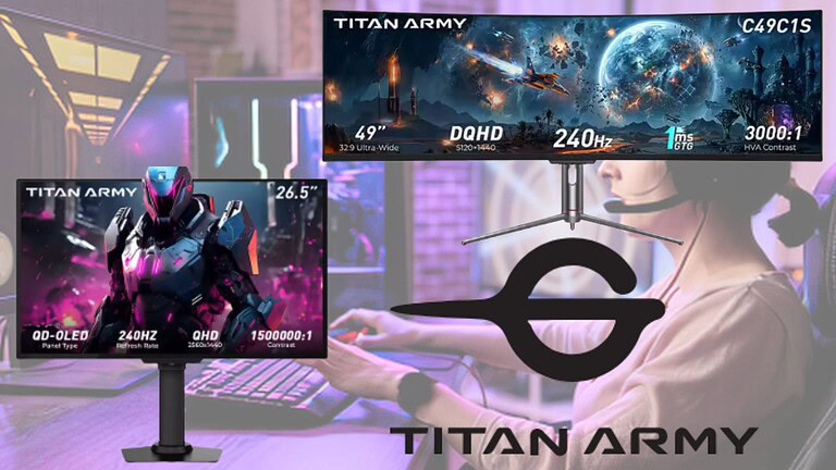 Titan Army G2785S e C49C1S in offerta: sconti esclusivi sui monitor gaming