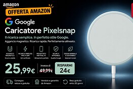 Google Pixelsnap in sconto del 35% su Amazon: caricatore Qi2 da 25W