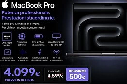 MacBook Pro M5 Max crolla di 500€ su Amazon: l’offerta sul top Apple