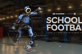 Hyundai: il robot Atlas di Boston Dynamics impara a giocare a calcio