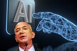 Bezos lancia l’allarme bolla IA: cosa temono Huang e Son