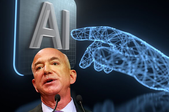 Bezos lancia l’allarme bolla IA: cosa temono Huang e Son